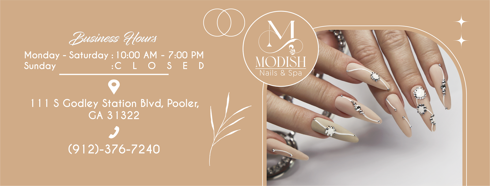 Modish Nails and Spa logo