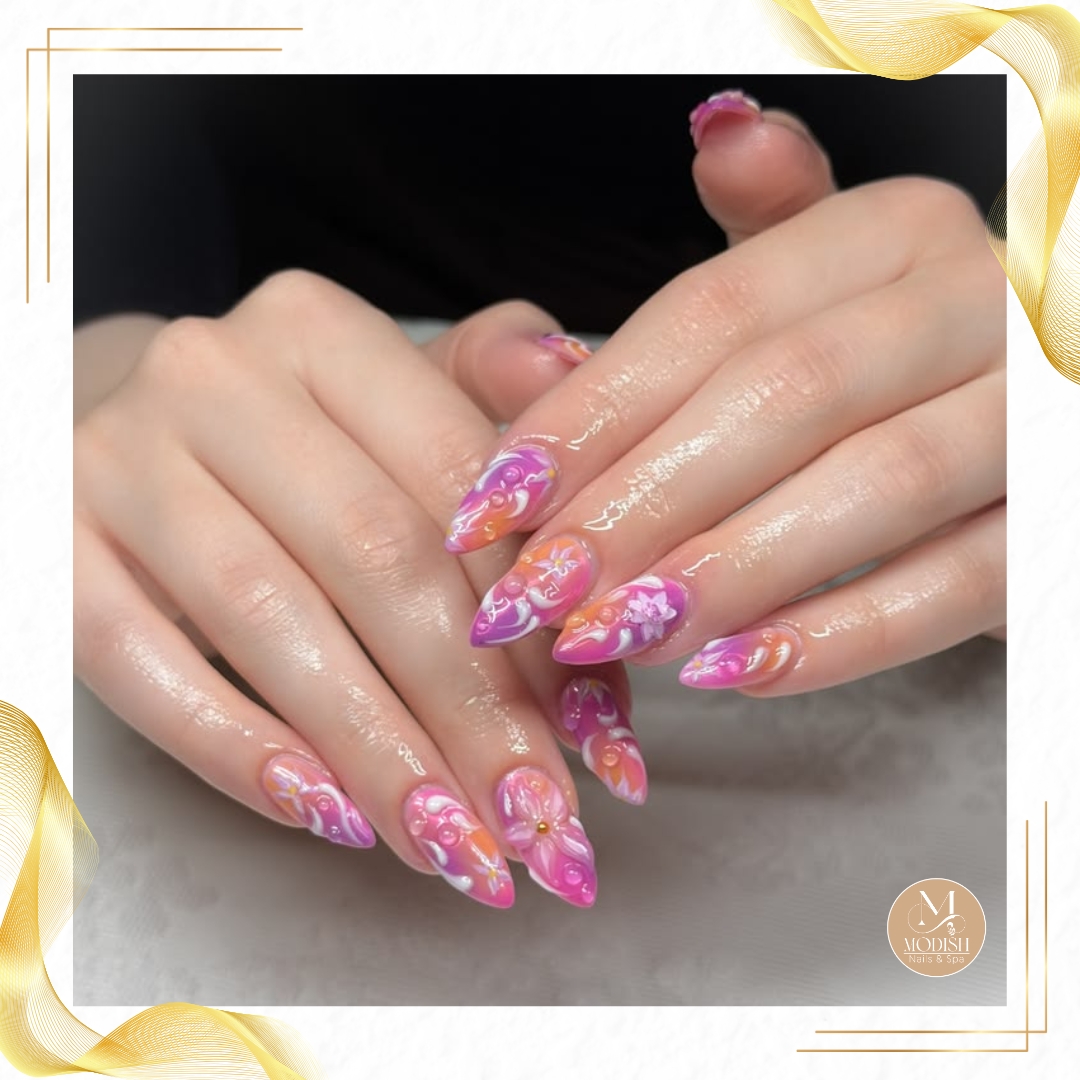 Modish Nails and Spa nail work in Pooler, Georgia